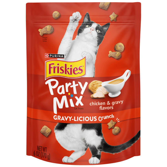 Friskies Party Mix Gravylicious Chicken Cat Treats