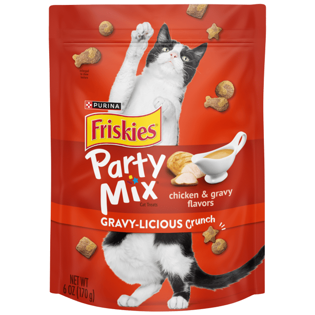 Friskies Party Mix Gravylicious Chicken Cat Treats
