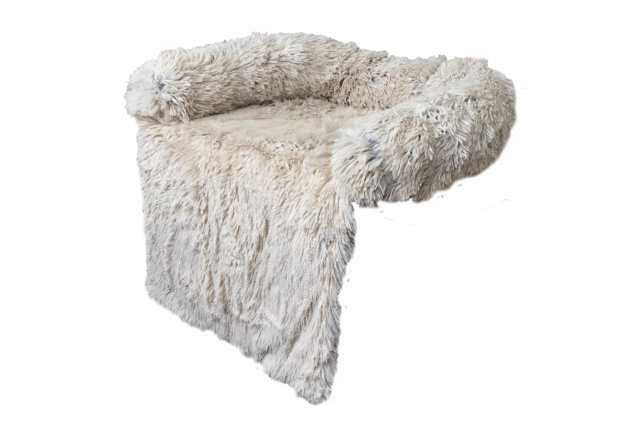 Brooklands Sofa Protector Calming Cat And Dog Bed - Latte