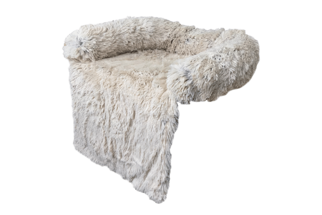 Brooklands Sofa Protector Calming Cat And Dog Bed - Latte
