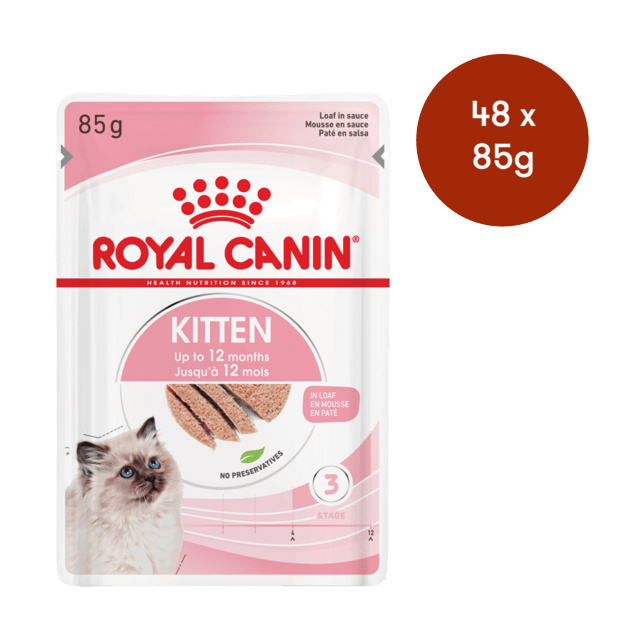 Royal Canin Instinctive Loaf Kitten Wet Cat Food - 85g X 48