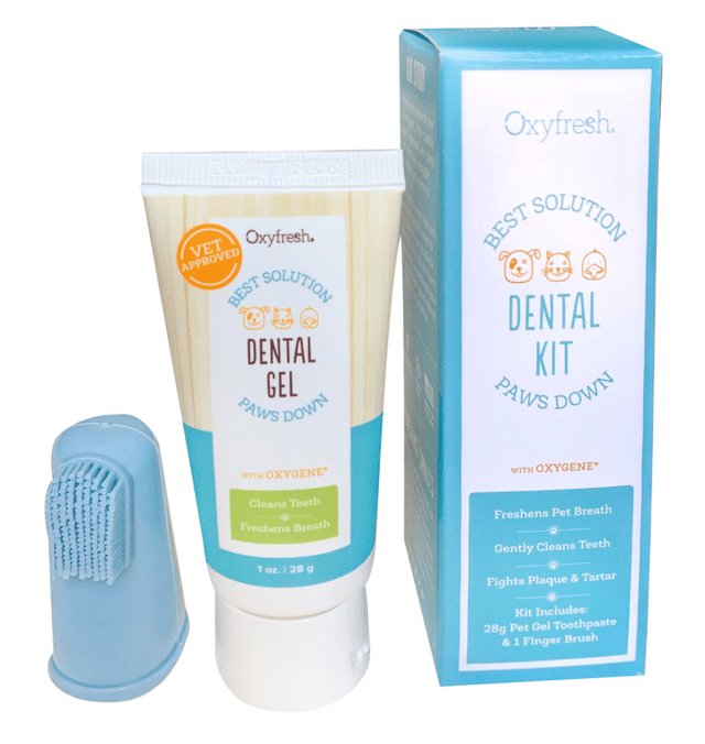 Oxyfresh Cat & Dog Gel & Finger Brush Kit - Kit
