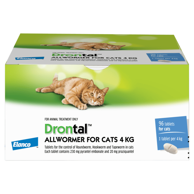 Drontal Allwormer Tablets For Cats Bulk Pack