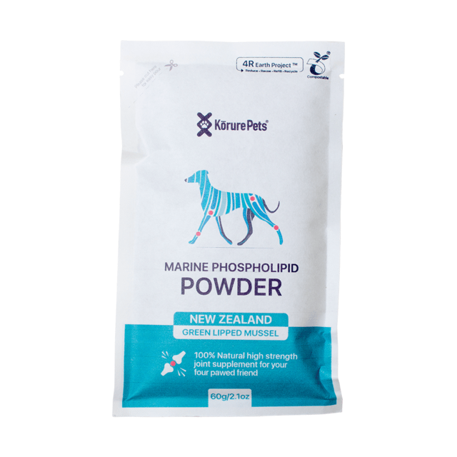 Korure Pets Green Lipped Mussel Dog Joint Powder Refill Pouch