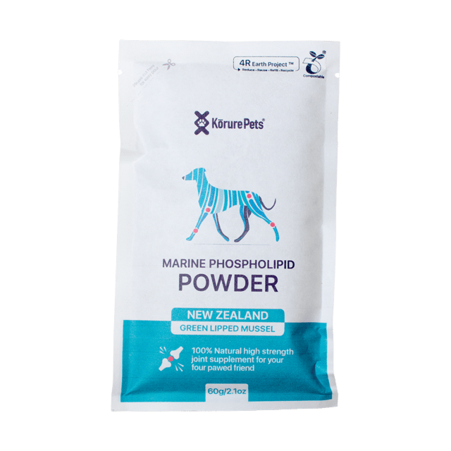 Korure Pets Green Lipped Mussel Dog Joint Powder Refill Pouch