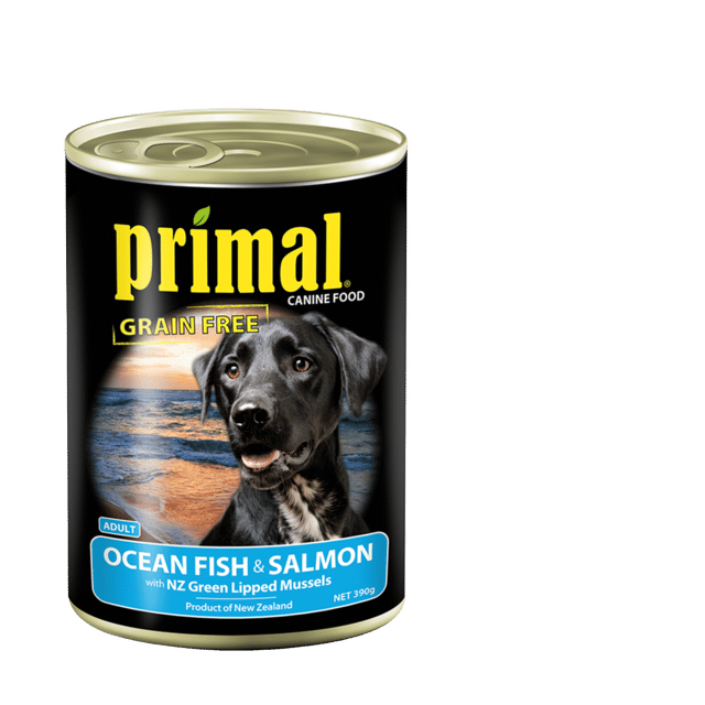 Primal Ocean Fish & Salmon Wet Dog Food - 390g X 48