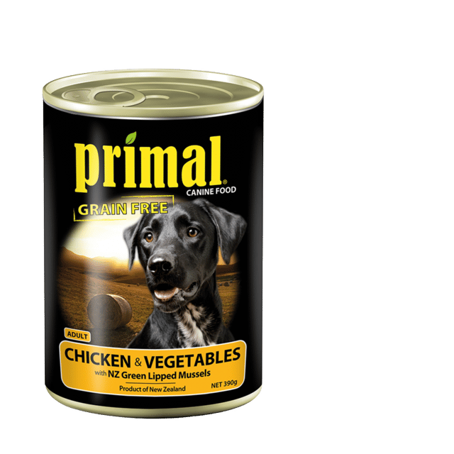 Primal Chicken & Vegetables Wet Dog Food - 390g X 24