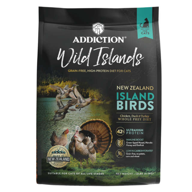Addiction Wild Islands Island Birds Duck Turkey & Chicken Dry Cat Food