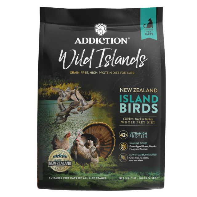 Addiction Wild Islands Island Birds Duck Turkey & Chicken Dry Cat Food