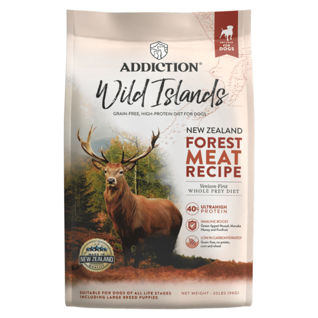 Addiction Wild Islands Forest Meat Recipe Venison-First Dry Dog Food
