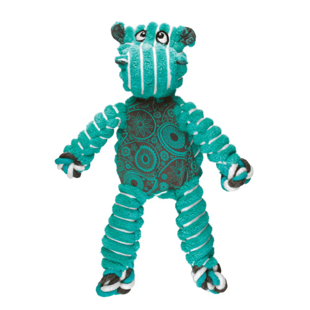 Kong Floppy Knots Hippo Dog Toy - Medium/Large