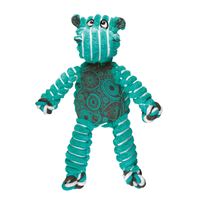 Kong Floppy Knots Hippo Dog Toy - Medium/Large