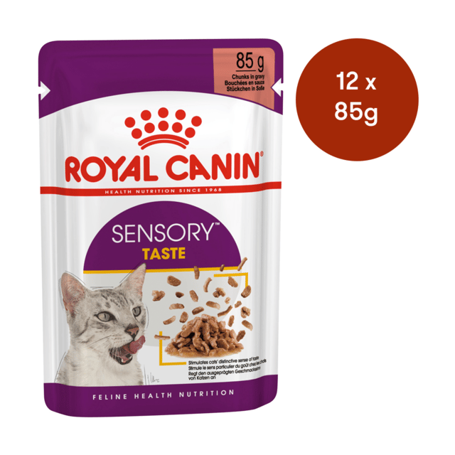 Royal Canin Sensory Taste In Gravy Wet Cat Food - 85g X 12