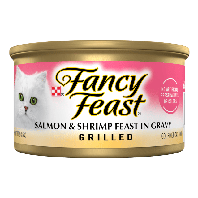 Fancy Feast Grilled Salmon & Shrimp Feast Adult Wet Cat Food