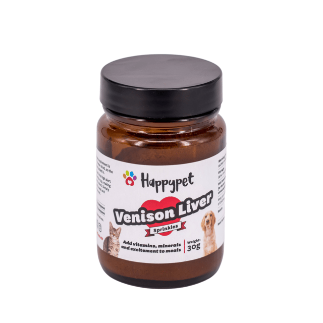 Happypet Venison Liver Sprinkles Cat & Dog Meal Topper