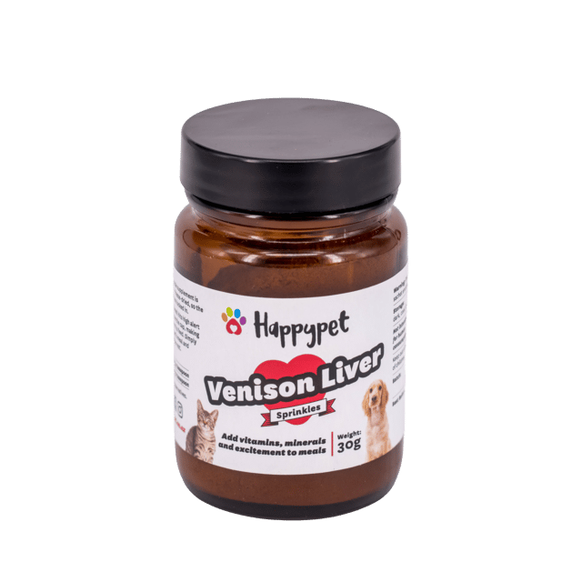 Happypet Venison Liver Sprinkles Cat & Dog Meal Topper