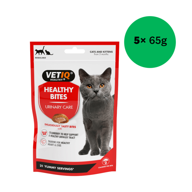 Vetiq Healthy Bites Urinary Care Cat Treats - 325g (5 X 65g)