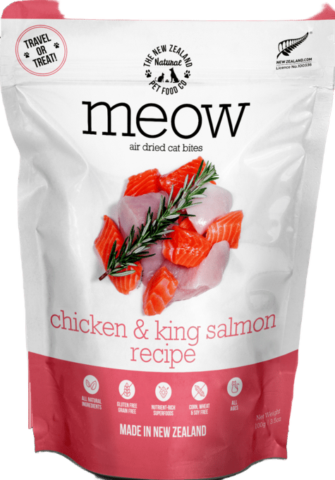 The NZ Natural PET Food Co Meow Chicken & King Salmon Air Dried Cat Food - 750g - Discontinued