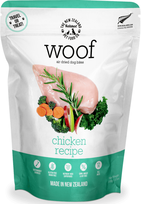 The NZ Natural PET Food Co Woof Chicken Air Dried Dog Food