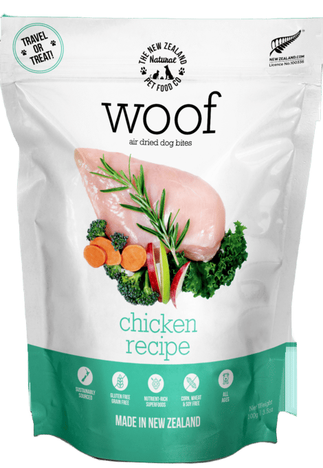 The NZ Natural PET Food Co Woof Chicken Air Dried Dog Food