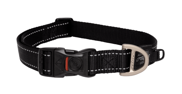 Rogz Utility Classic Dog Collar - Extra Large, Black