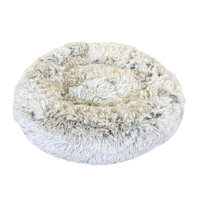 Brooklands Calming Cat And Dog Bed - Caramel Latte, Medium