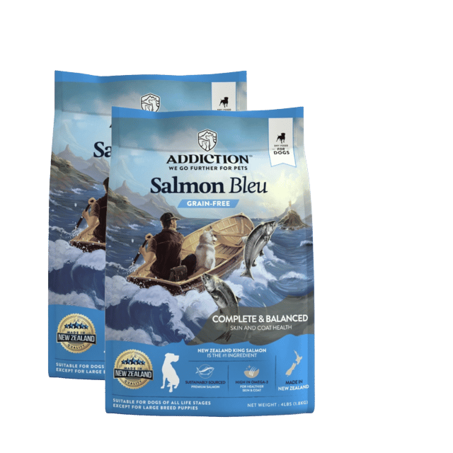 Addiction Grain-Free Salmon Bleu Dry Dog Food - 3.6kg (2 X 1.8kg Bags)