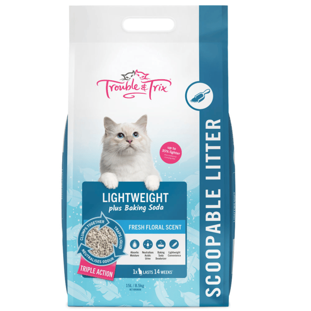 Trouble & Trix Light Weight Baking Soda Cat Litter