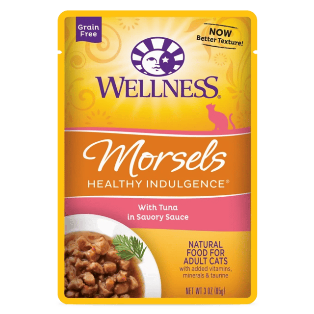 Wellness Morsels Tuna Adult Wet Cat Food