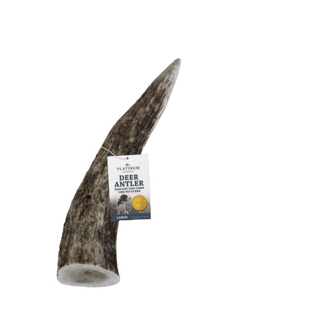 Platinum Ranch Assorted Deer Antler Dog Chew - Large X 3