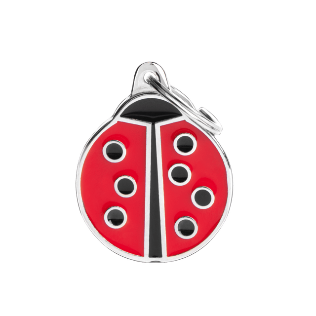 My Family Assorted Cat And Dog Charm Tags - Ladybug, Medium
