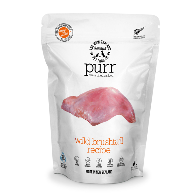 The NZ Natural PET Food Co Purr Wild Brushtail Freeze Dried Cat Food