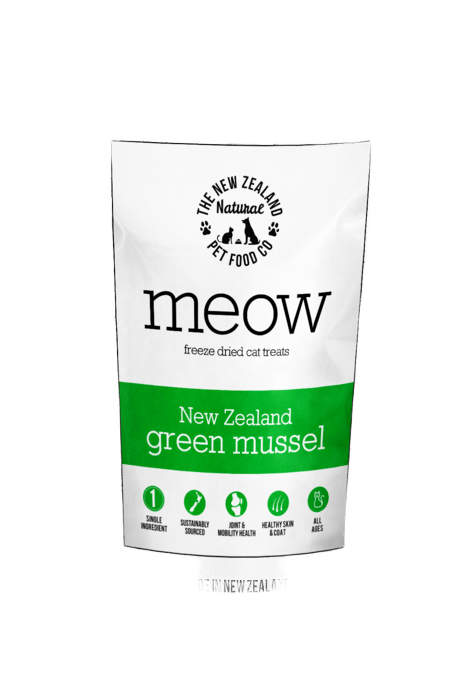 The NZ Natural PET Food Co Meow-Purr Green Lipped Mussel Cat Treats