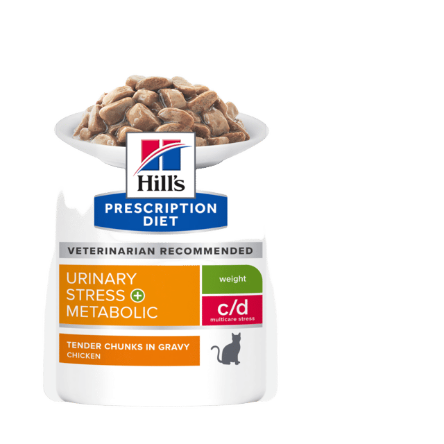 Hill's Prescription Diet C/D Urinary Stress + Metabolic Wet Cat Food - 85g X 12