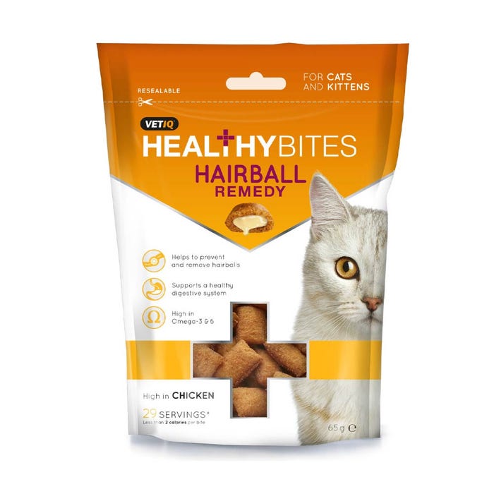 M&C Vetiq Healthy Bites Hairball Remedy Cat Treats