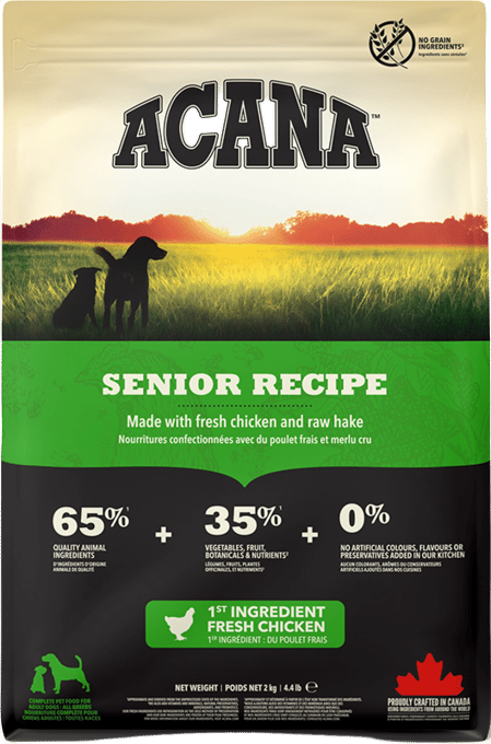 Acana Senior Recipe Dry Dog Food - 22.8kg (2 X 11.4kg Bags)