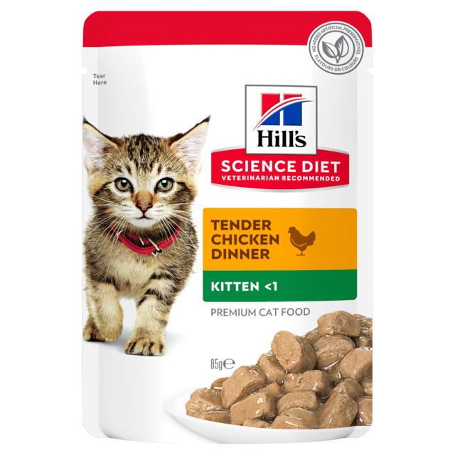 Hill's Science Diet Kitten Chicken Wet Cat Food - 85g X 48
