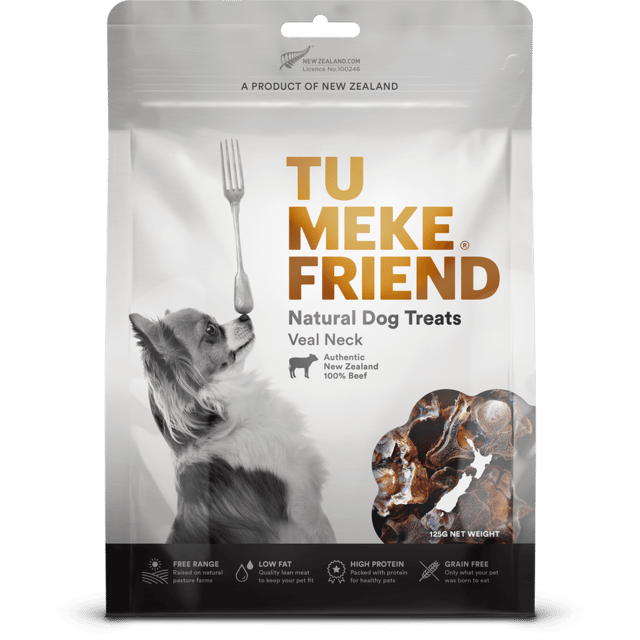 Tu Meke Friend Veal Neck Dog Treats