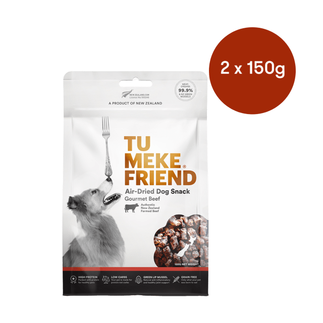 Tu Meke Friend Gourmet Beef Dog Treats - 300g (2 X 150g Bags)