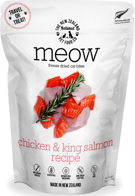 The NZ Natural PET Food Co Meow-Purr Chicken & King Salmon Freeze Dried Cat Food