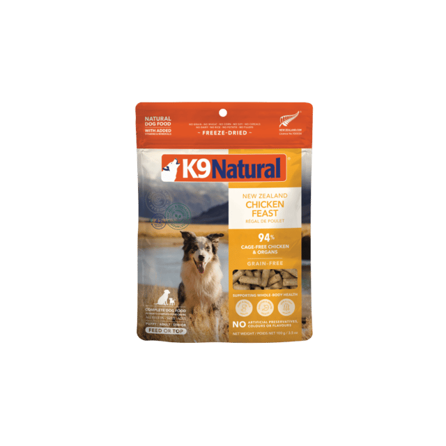 K9 Natural Chicken Feast Freeze Dried Dog Food Topper