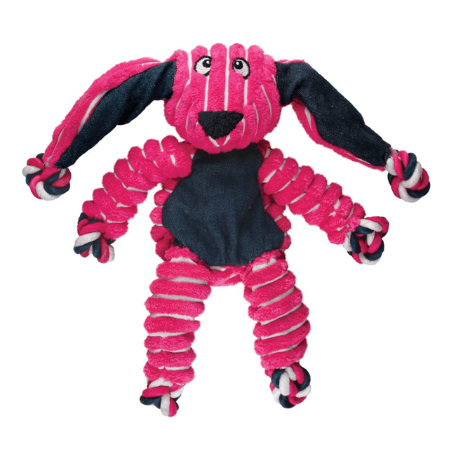 Kong Floppy Knots Bunny Dog Toy - Small/Medium