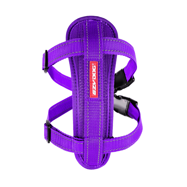 Ezydog Chest Plate Dog Harness - Medium, Purple