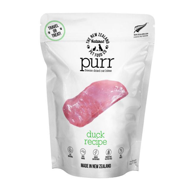The NZ Natural PET Food Co Purr Duck Freeze Dried Cat Food
