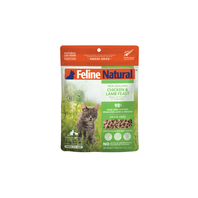 Feline Natural Chicken & Lamb Feast Freeze Dried Cat Food