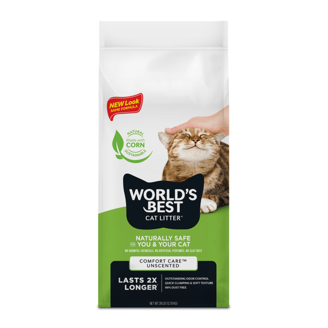 World's Best Cat Litter Comfort Care Unscented Clumping Formula