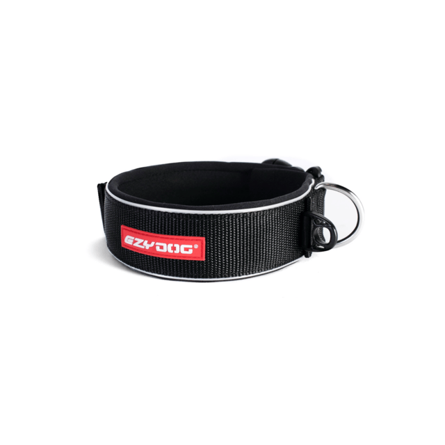 Ezydog Neo Wide Dog Collar - Black, Extra Large