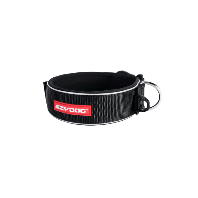Ezydog Neo Wide Dog Collar - Black, Extra Large