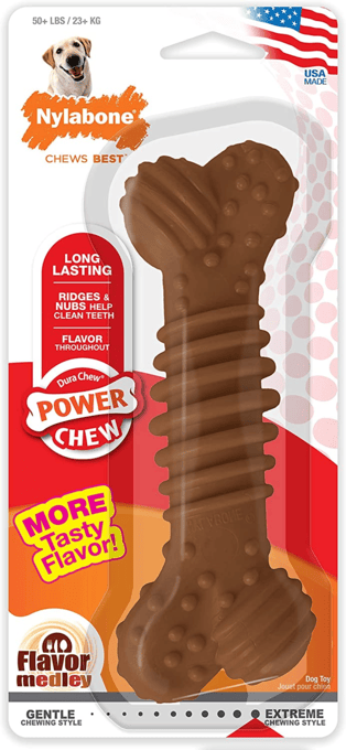 Nylabone Power Chew Textured Dog Bone Chew Toy - Extra Large