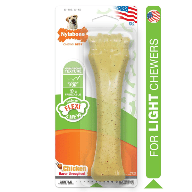 Nylabone Flexi Chew Chicken Dog Chew Toy - Extra Large